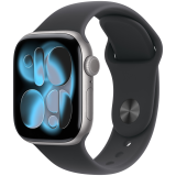 Apple Watch Series 11 GPS 42mm Space Grey Aluminium Case with Black Sport Band - M/L,Model A3331