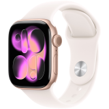 Apple Watch Series 11 GPS 42mm Rose Gold Aluminium Case with Light Blush Sport Band - S/M,Model A3331