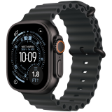 Apple Watch Ultra 3 Cellular 49mm Black Titanium Case with Black Ocean Band