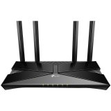 TP-Link Archer AX23 AX1800 Dual-Band Wi-Fi 6 Router, 574 Mbps at 2.4 GHz + 1201 Mbps at 5 GHz, 4× Antennas, 1× G WAN Port + 4× G LAN Ports, 1024-QAM, OFDMA, Tether App, WPA3, AP mode, OpenVPN, PPTP
