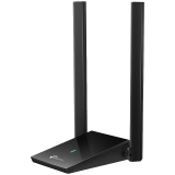 TP-Link Archer TX20U Plus AX1800 High Gain Dual Band Wi-Fi 6 USB Adapter, 1201 Mbps at 5 GHz + 574 Mbps at 2.4 GHz, 2× High Gain External Antennas ( Adjustable, Multi-Directional ), USB 3.0, Extension Cable, MU-MIMO, OFDMA, WPA3, Beamforming