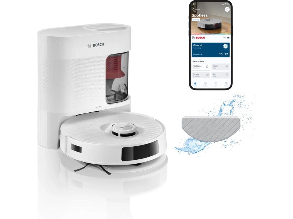 BOSCH Robotski UsisivačSpotless Advenced +, 11.000 Pa 360 LiDAR navigacija... - Image 2