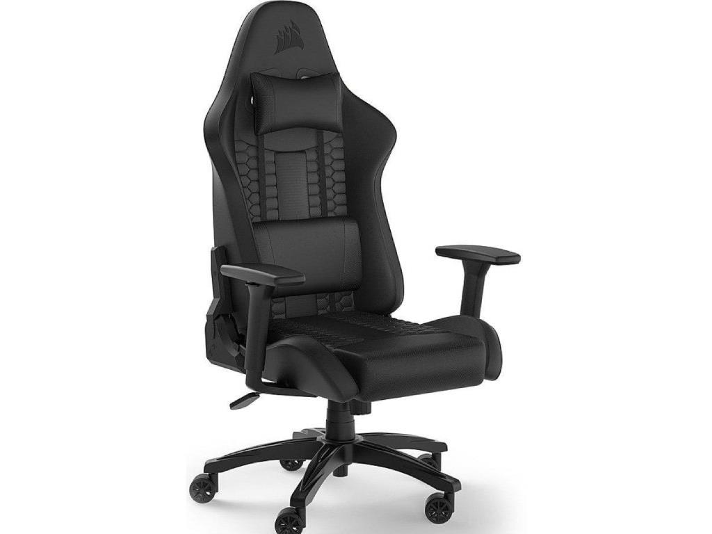Corsair TC100 Gaming ChairLeatherette Black/Black, 120kg - Image 2