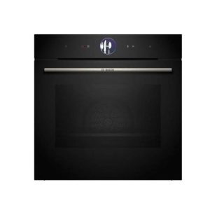 BOSCH pećnica Serie 8|CRNA, Dodavanje PARE, AirFryer, A+, AutoOFF, Glasnovne naredbe, HomeConnect