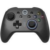 LORGAR TRIX-510, Gaming controller, Black, BT5.0 Controller with built-in 600mah battery, 1M Type-C charging cable ,6 axis motion sensor support nintendo switch ,android,PC, IOS13, PS3, normal size dongle,black