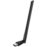 Mercusys MA30H AC1300 High Gain Wi-Fi USB Adapter, 400 Mbps at 2.4 GHz + 867 Mbps at 5 GHz, 1× High Gain External Antenna, USB 2.0, MU-MIMO, WPA3, Plug and Play, Adjustable Multi-Directional Antenna