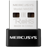 Mercusys MA530 Bluetooth 5.3 Nano USB Adapter, Bluetooth 5.3, Nano-Size, USB 2.0, Supported operating systems include Win 11/10/8.1/7, Work with devices supported the earlier Bluetooth version