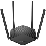 Mercusys MR60X AX1500 Dual-Band Wi-Fi 6 Router, 300 Mbps at 2.4 GHz + 1201 Mbps at 5 GHz, 4x Fixed Ext. Ant., 2× G LAN Ports, 1× GWAN Port, 1024-QAM, OFDMA, Router/Access Point Mode, MU-MIMO, Parental Controls, WPA3, BSS Color, TWT, TR-069