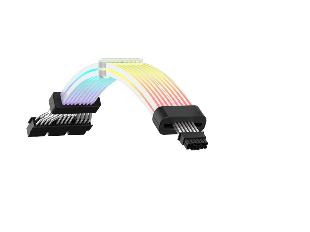 RYZE ARGB Napojni kabl za VGA16pin 3x6+2Pin to 12VHPWR Black - Image 2
