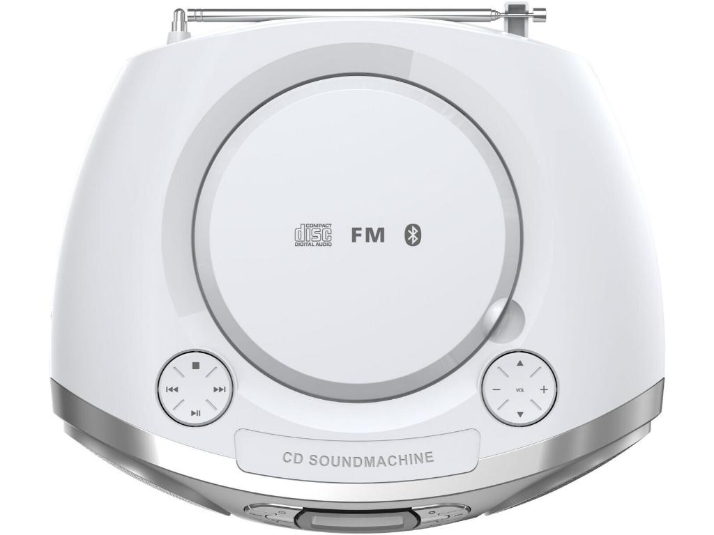 Philips TAZ2000 CD SoundmachinCD; CD-R; CD-RW; FM Antena;BT; USB; izlazna snaga (RMS) 3WX2; siva - Image 4