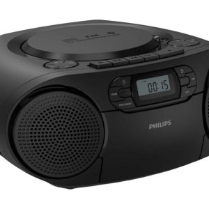 Philips TAZ2200 CD SoundmachinCD; CD-R; CD-RW; FM Antena;BT; USB; KASETEFON; (RMS) 3WX2; crna
