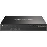 TP-Link VIGI NVR1004H 4 Channel Network Video Recorder, H.265+/H.265/H.264+/H.264, Up to 8MP resolution, 80 Mbps Incoming Bandwidth(up to 4 channels), 1× SATA Interface(up to 10 TB), VGA, 2xUSB, 1xHDMI, 1x10/100 RJ-45, Smart Detection