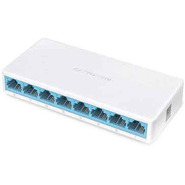 Mercusys MS108 8-Port 10/100Mbps Desktop Switch, 8 x 10/100 Mbps RJ-45 ports with auto MDI/MDIX supported, compact design, Plug and Play, MAC Address Learning Technology - Image 2