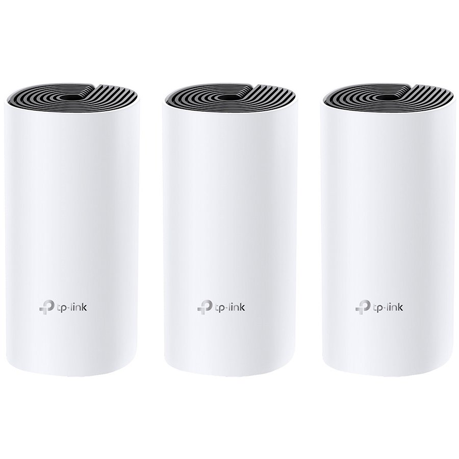 TP-Link Deco M4 (3-pack) AC1200 Whole-Home Mesh Wi-Fi System,Qualcomm CPU,867Mbps at 5GHz+300Mbps at 2.4GHz,2 Gigabit Ports, 2 internal antennas,MU-MIMO, Beamforming,Parental Controls,QoS,Reporting,Access Point Mode,IPv6 Ready,Deco App - Image 2