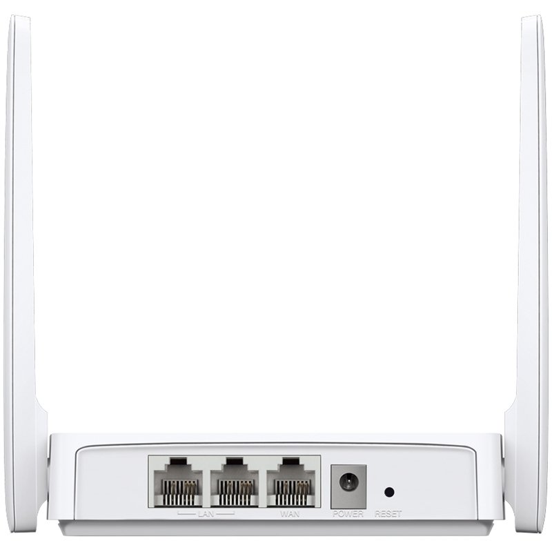 Mercusys 300Mbps Multi-Mode Wireless N Router, 2× Fixed External Antennas, 2× 10/100 Mbps LAN Ports, 1× 10/100 Mbps WAN Port, FEATURE: Access Point Mode, WPS/Reset Button, IPTV, IPv6, Beamforming, MU-MIMO, Parental Controls, Guest Network - Image 3