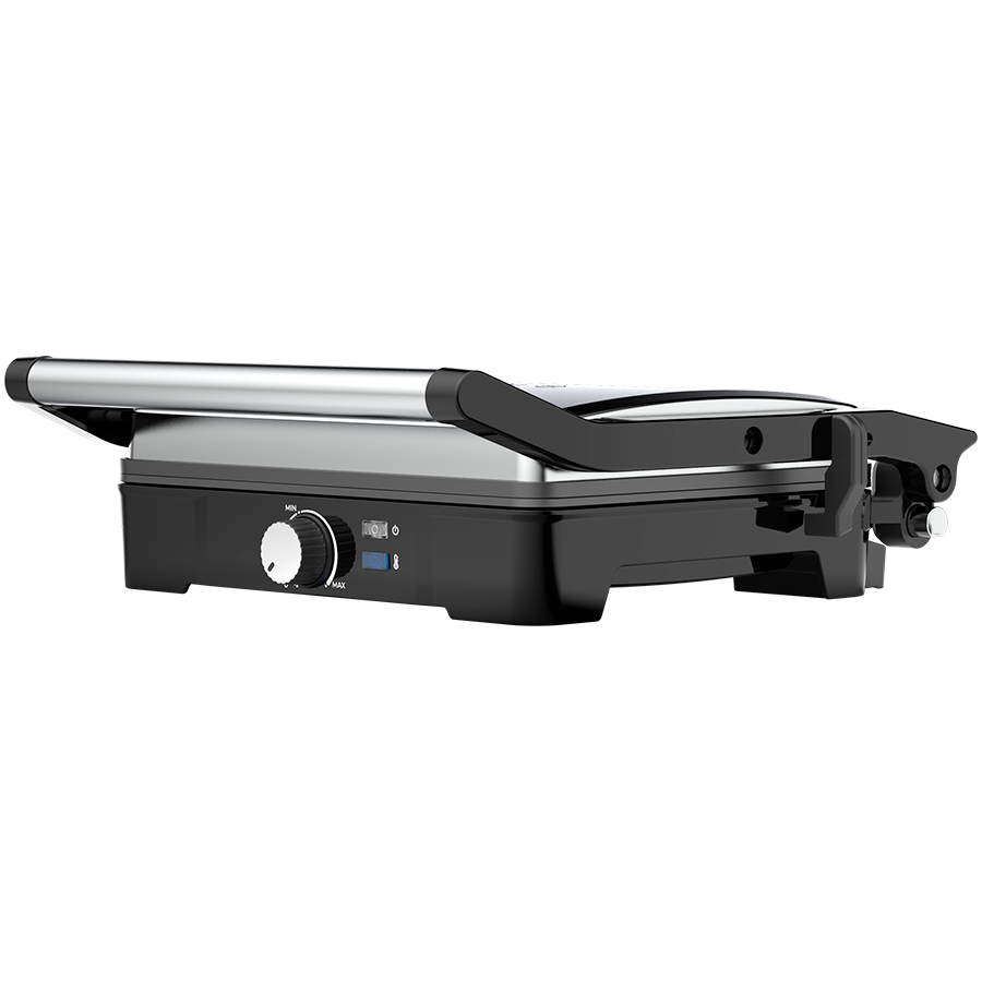 AENO Electric Grill EG2: 2000W, Temperature regulation, Max opening angle -180°, Plate size 290*234mm - Image 3