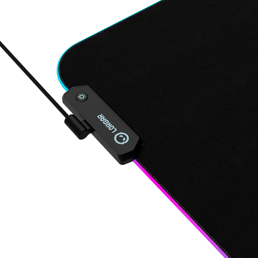 Lorgar Steller 913, Gaming mouse pad, High-speed surface, anti-slip rubber base, RGB backlight, USB connection, Lorgar WP Gameware support, size: 360mm x 300mm x 3mm, weight 0.250kg - Image 3
