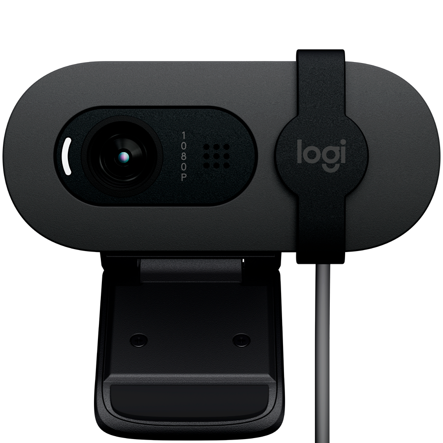 LOGITECH Brio 100 Full HD Webcam - GRAPHITE - USB - Image 2