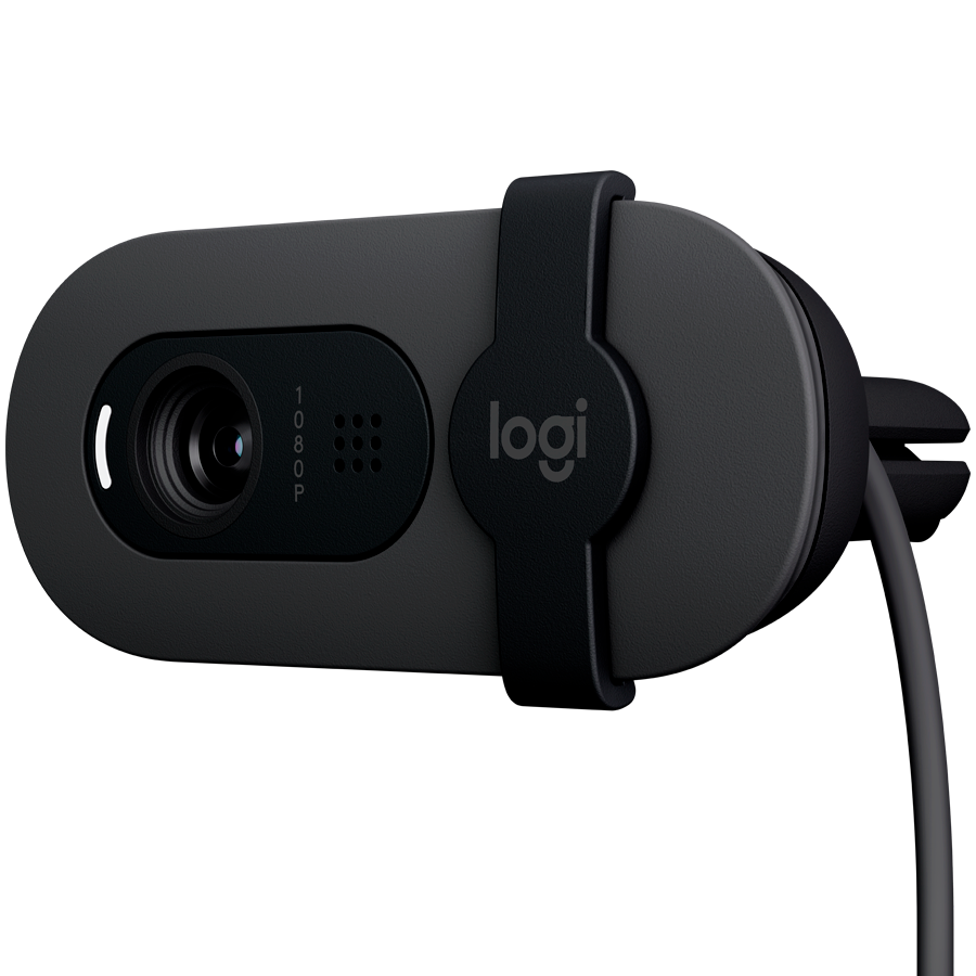 LOGITECH Brio 100 Full HD Webcam - GRAPHITE - USB - Image 5