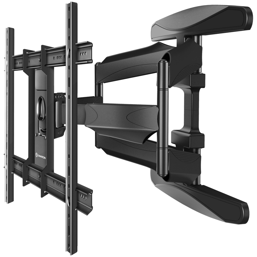 ONKRON Full Motion TV Wall Mount for 40 to 75-inch Flat Panel TVs Digital Panels 45,5 kg, Black - Image 2