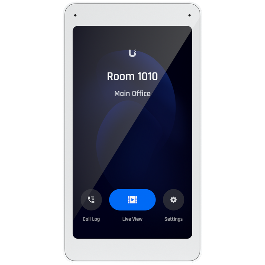 Ubiquiti UA-Intercom-Viewer Display that pairs with the Access Intercom for visitor screening and remote access control, to mount in multiple locations throughout your building. - Image 2