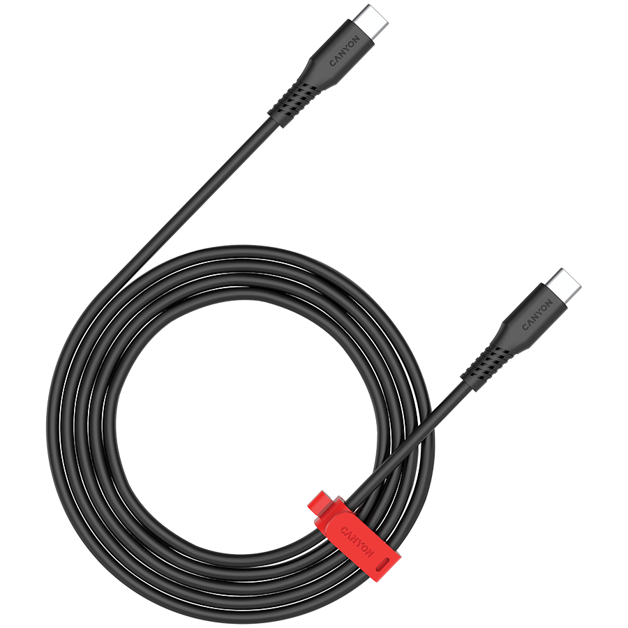 CANYON cable CC60SC C-C 60W 1.2m Black - Image 2