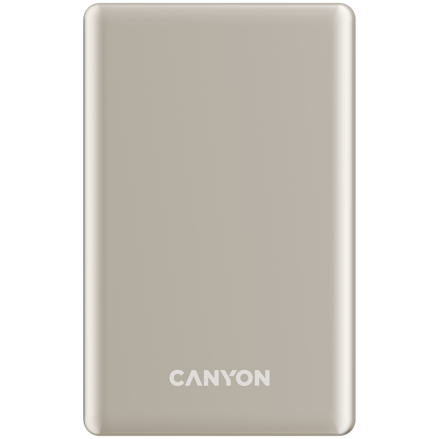 CANYON power bank OnPower 505 slim Magnetic 5000 mAh PD20W Beige - Image 2
