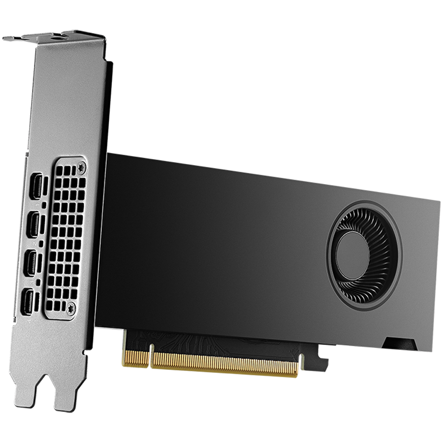 PNY NVIDIA 2000 Ada 16GB LowProfile OEM Version PCI-Express x16 Gen 4.0, Dual Slot, 16 GB GDDR6 ECC 128-bit,HDCP 2.2 and HDMI 2.0 support with opt. Adapter 4x Mini DP 1.4a 1x LP bracket - Image 3