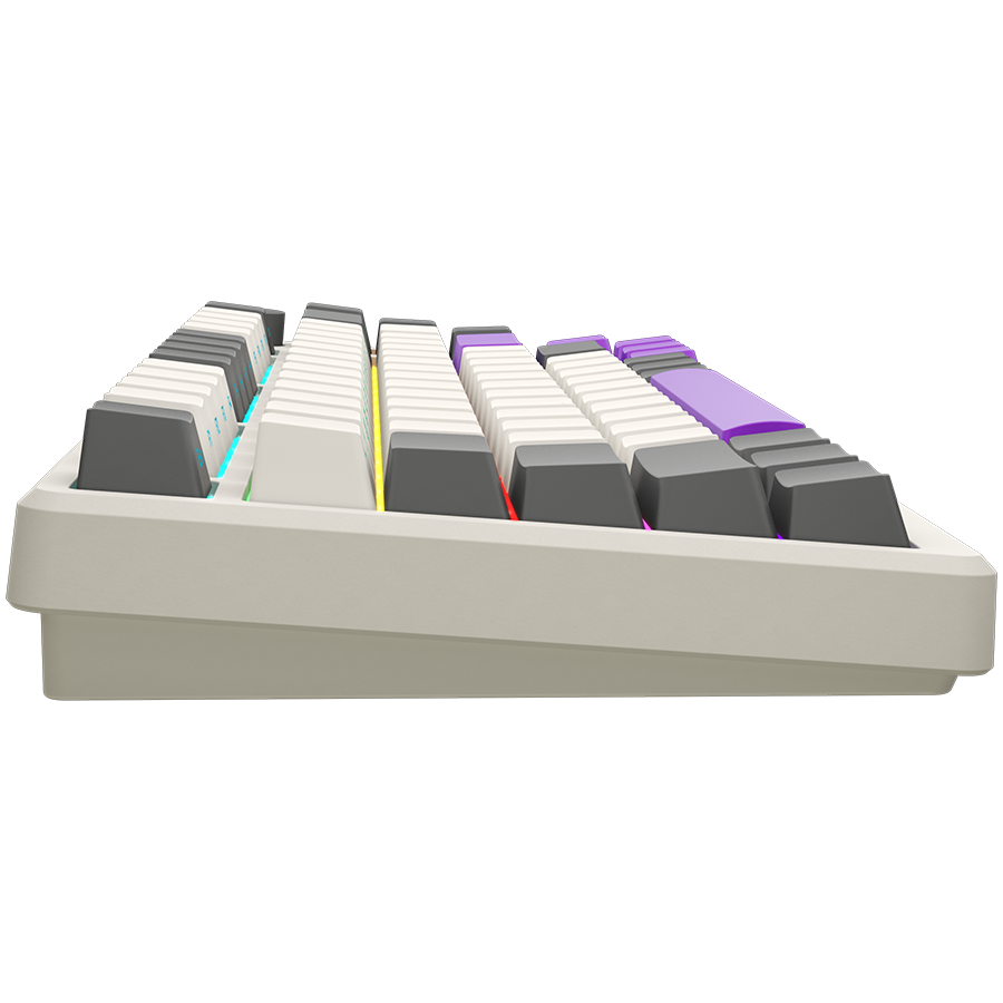 LORGAR KBP7075W, Wireless 75% Mechanical Gaming Keyboard Pro, Beige, CZ/SK layout - Image 5