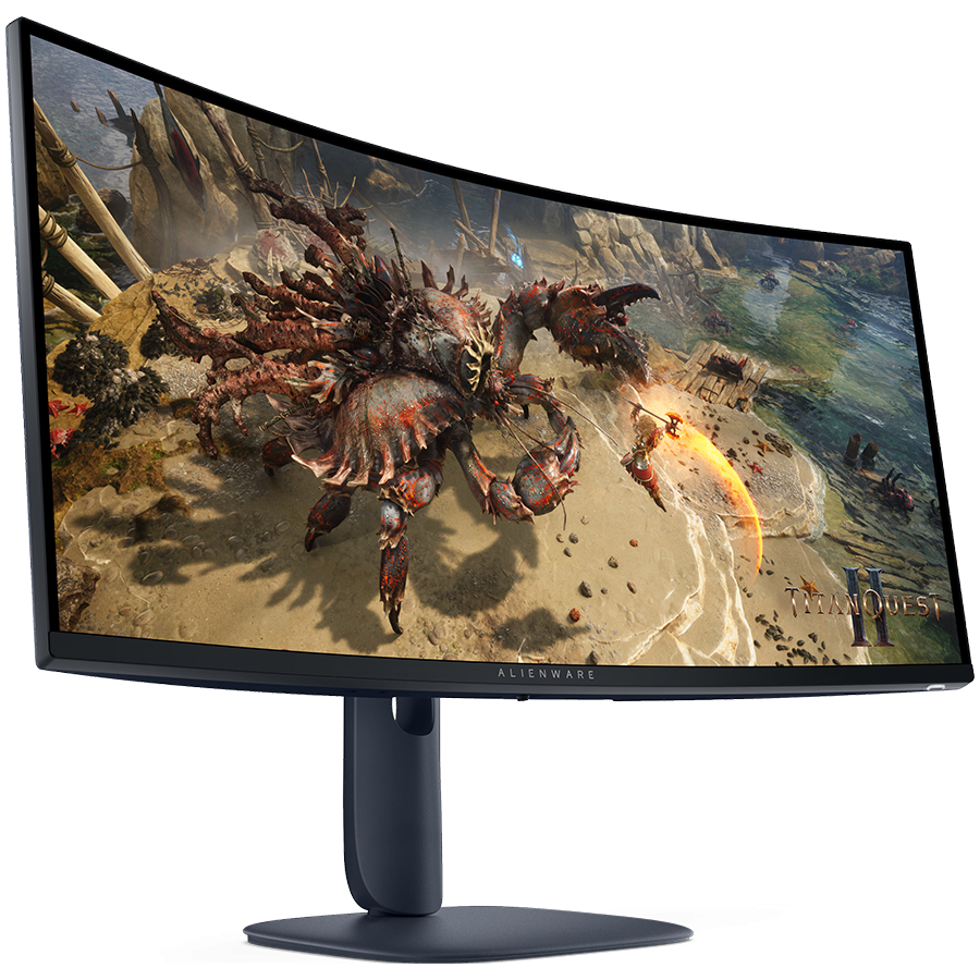 Monitor Alienware 34 Gaming AW3425DWM Curved, 3440x1440, WQHD, 180Hz, VA Antiglare, 21:9, 3000:1, 400 cd/m2, AMD FreeSync+ VESA, 4ms/2ms/1ms, 178/178, DP, 2xHDMI, 2xUSB-A, USB-B, Tilt, Pivot, Height Adjust, 3Y - Image 3