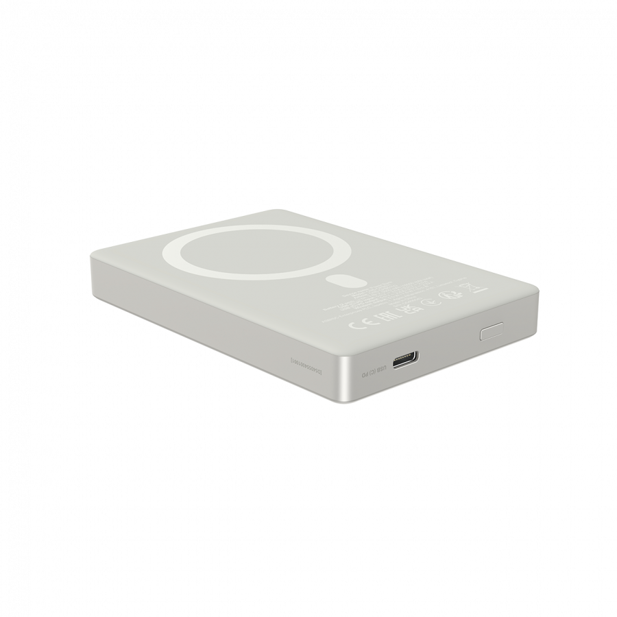 CANYON magnetic power bank OnPower 511 PD20W 10000mAh Aluminium Star Grey - Image 3