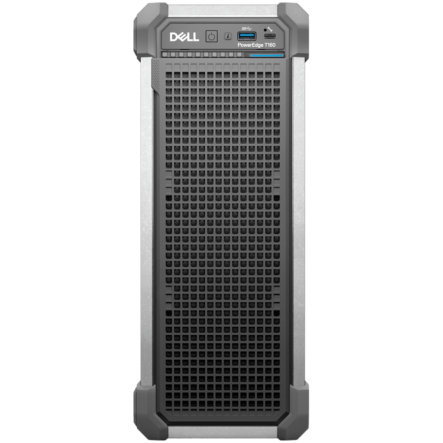 DELL EMC PowerEdge T160,3x3.5"+2x2.5",Intel Xeon 6 Performance 6315P(2.8G, 4C/4T,12MB,Turbo, 55W),16GB UDIMM 5600MT/s ECC, 2TB HDD SATA 7.2K 3.5",No RAID,No Controller,iDRAC9 Enterprise, 300W PS Cabled,TPM 2.0 V6,BCM 5720 DP On-BoardLOM, 3Y Parts Onl - Image 3