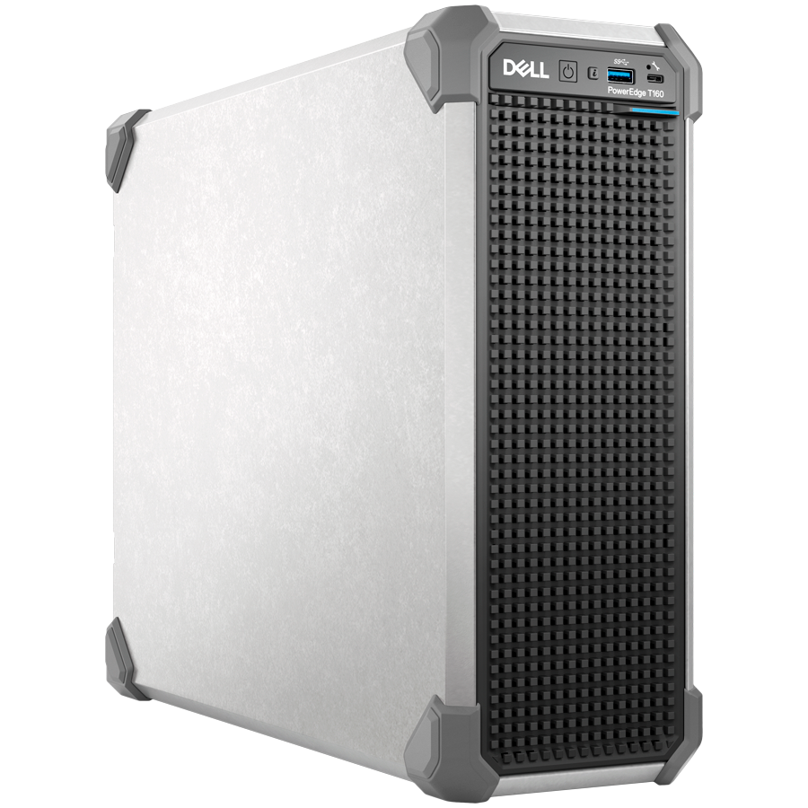 DELL EMC PowerEdge T160,3x3.5"+2x2.5",Intel Xeon 6 Performance 6315P(2.8G, 4C/4T,12MB,Turbo, 55W),16GB UDIMM 5600MT/s ECC, 2TB HDD SATA 7.2K 3.5",No RAID,No Controller,iDRAC9 Enterprise, 300W PS Cabled,TPM 2.0 V6,BCM 5720 DP On-BoardLOM, 3Y Parts Onl - Image 4