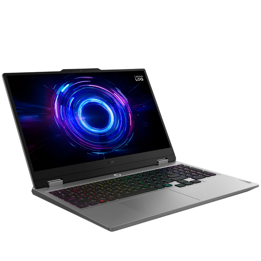 LENOVO LOQ 15IRX10 15.6" FHD IPS, Intel Core i7-13700HX, 16GB DDR5, NVIDIA GeForce RTX 5050 8GB GDDR7, 512GB SSD, 3x USB A, USB-C, HDMI, RJ45, WiFi-6, BT5.2, BH White BL Kyb, 60Wh, No OS, Luna Grey, 2Yr - Image 3