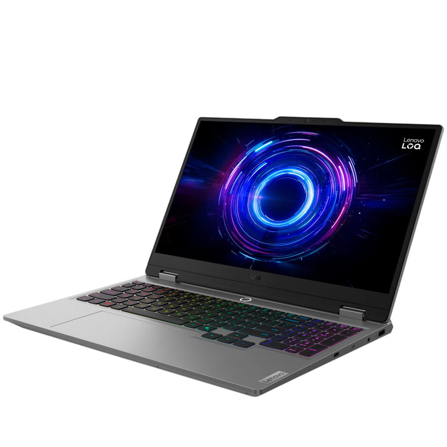 LENOVO LOQ 15IRX10 15.6" FHD IPS, Intel Core i7-13700HX, 16GB DDR5, NVIDIA GeForce RTX 5050 8GB GDDR7, 512GB SSD, 3x USB A, USB-C, HDMI, RJ45, WiFi-6, BT5.2, BH White BL Kyb, 60Wh, No OS, Luna Grey, 2Yr - Image 4