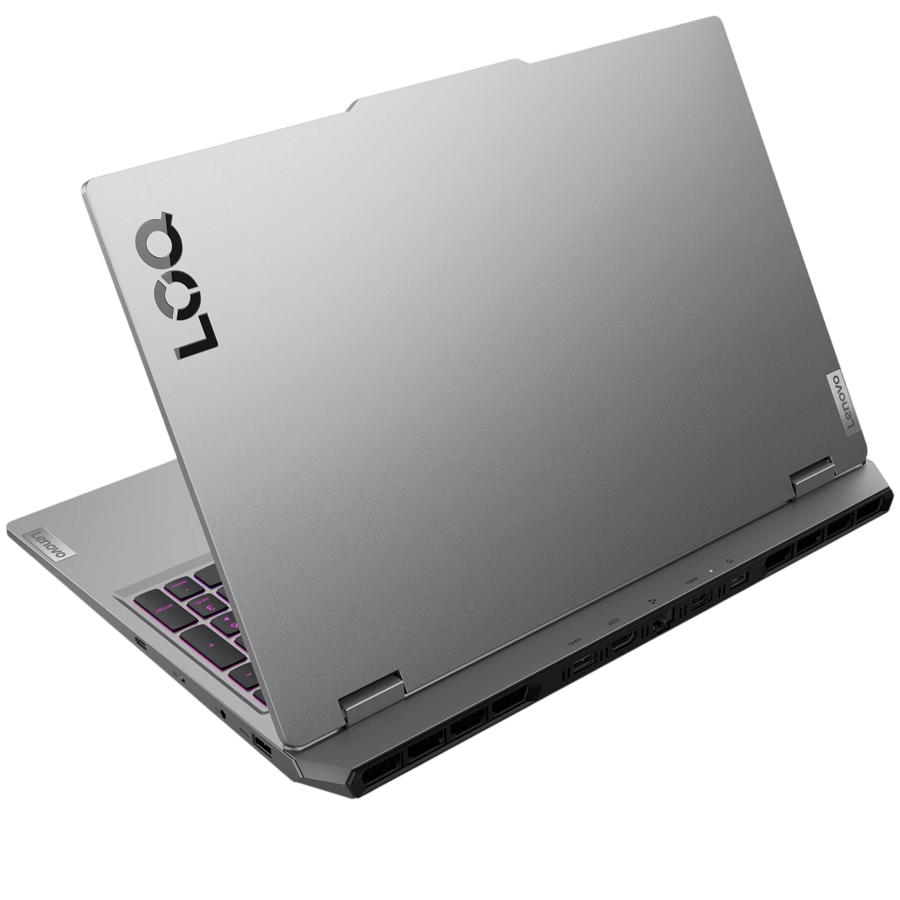 LENOVO LOQ 15IRX10 15.6" FHD IPS, Intel Core i7-13700HX, 16GB DDR5, NVIDIA GeForce RTX 5050 8GB GDDR7, 512GB SSD, 3x USB A, USB-C, HDMI, RJ45, WiFi-6, BT5.2, BH White BL Kyb, 60Wh, No OS, Luna Grey, 2Yr - Image 5