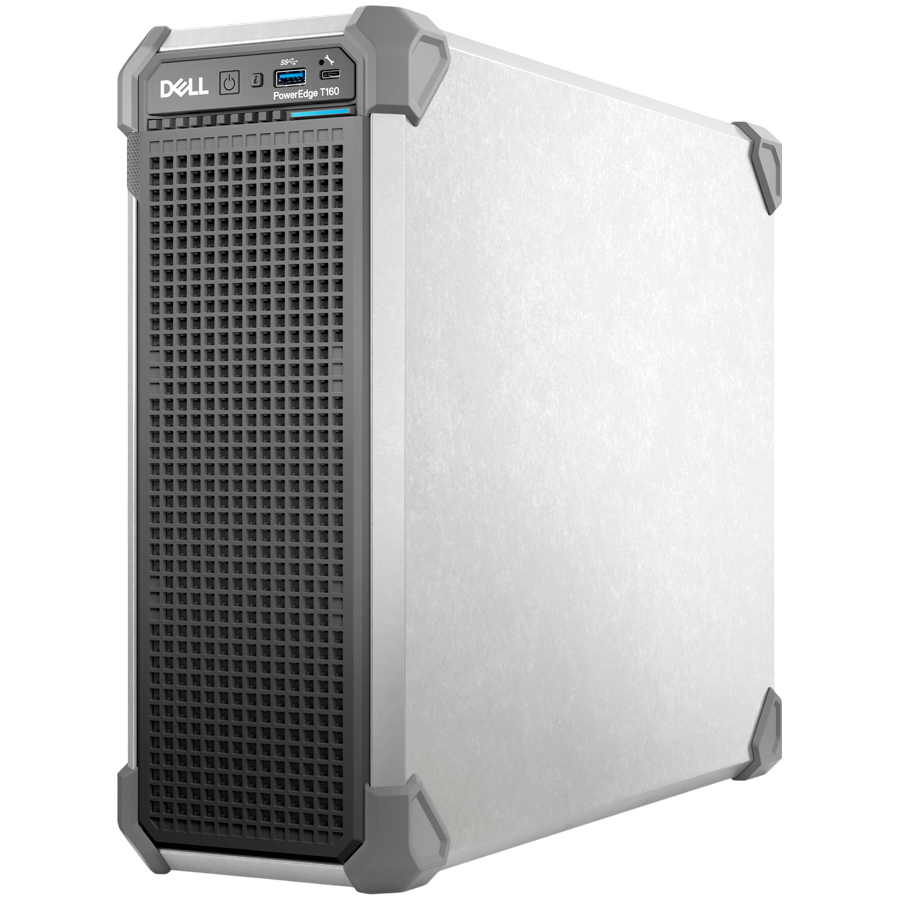 DELL EMC PowerEdge T160, 3x3.5"+ 2x2.5" Cabled HDD, Intel Xeon 6325P (3.5G, 4C/8T, 12MB, Turbo, 55W), 32GB UDIMM ECC 5600MT/s, 2x 480GB SSD SATA, PERC H355, iDRAC9 Enterprise, 300W PS, BCM 5720 DP 1Gb On-Board LOM, No OS, 3Y NBD - Image 2