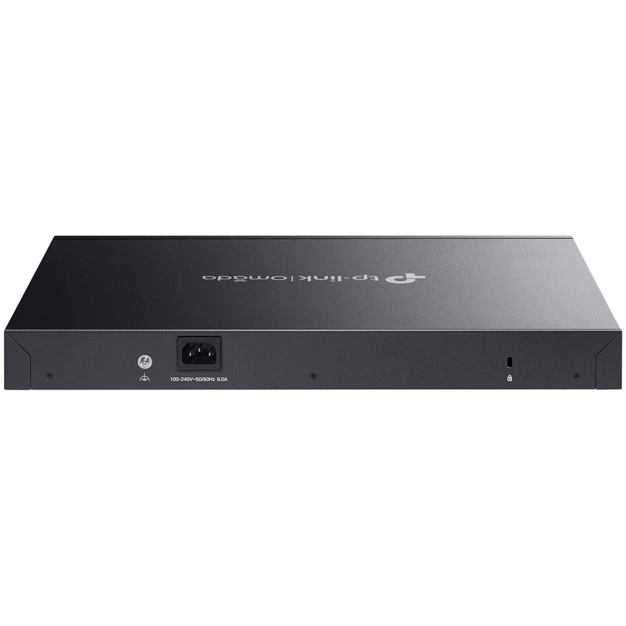 TP-Link ES228GMP Omada 28-Port Gigabit Easy Managed Switch with 24-Port PoE+, 24x Gigabit PoE+ Ports, 2x Gigabit Non-PoE Ports, 2x Gigabit SFP Ports, 384W PoE Power, 1U 19-inch Rack-mountable Steel Case, Omada App.Fast PoE,Perpetual PoE,Flow Control - Image 5