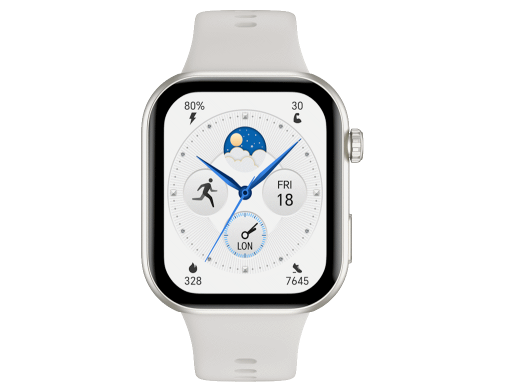 HONOR Choice Watch 2i White1.85 AMOLED, 14 days baterrylife, Bluetooth call, 109 Sports type - Image 2
