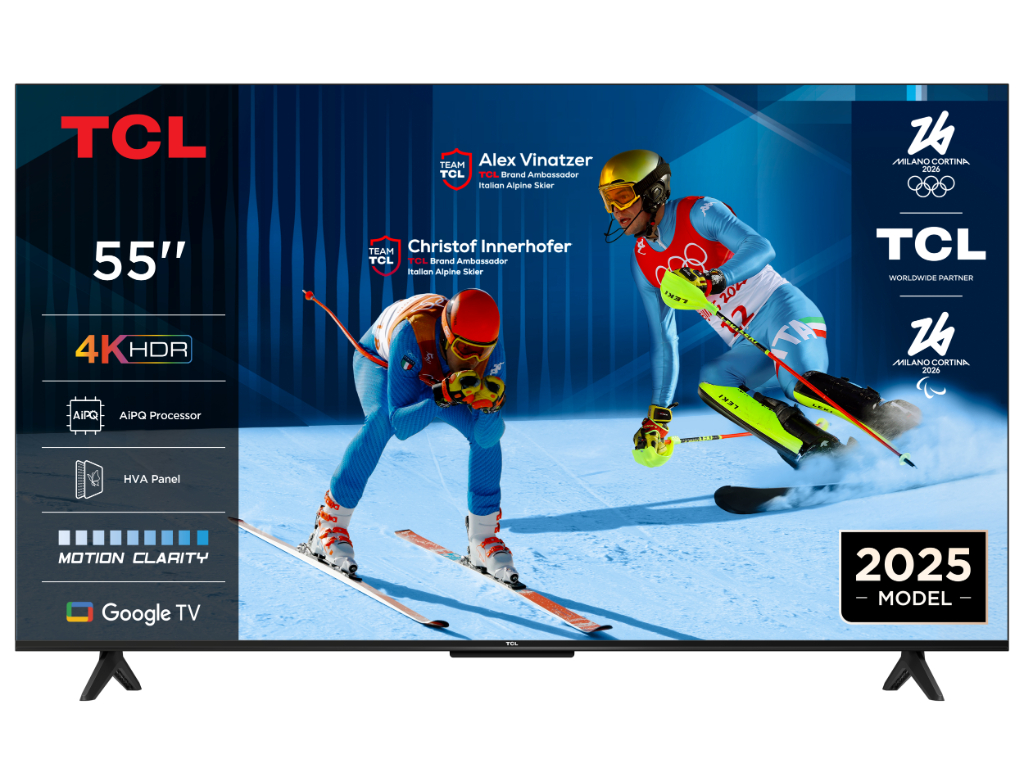 TCL 55"P61K 4K TV (55V6C)Google OS; HDR10 HVA PanelMotion Clarity; Dolby Audio; - Image 2