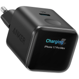 Anker Nano Charger (45W, Smart Display) Black, Smart iPhone Recognition With Care Mode, 45W Max Fast Charging with Smart Power Adjustment, Pocket Size, Powered by GaN
