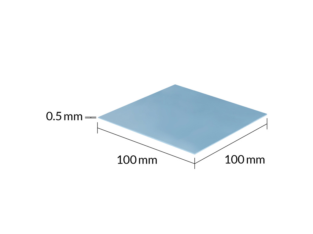 Arctic Thermal Pad TP-3 0.5mm 100x100mm, idealan za RAM, chipsets, i IC - Image 3