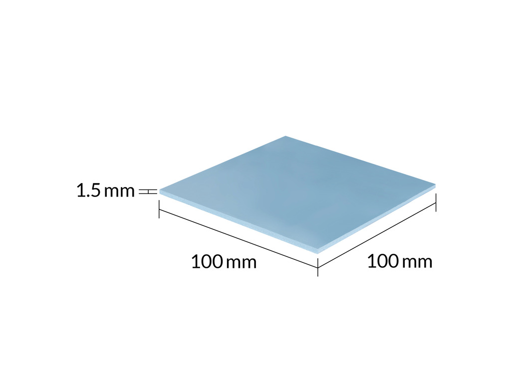 Arctic Thermal Pad TP-3 1.5mm100x100mmidealan za RAM, chipset, IC - Image 2