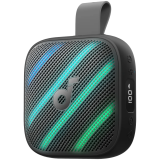 Anker, Soundcore Boom Go 3i Black, 24 Hour Playtime, 15W, IP68, Battery Display, Emergency Charging for Phone, TWS Pairing capable, RGB Lights