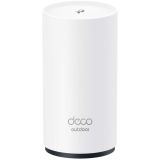 TP-Link Deco X50-Outdoor (1-pack) AX3000 Outdoor/Indoor Mesh Wi-Fi 6 Unit, 574 Mbps at 2.4 GHz + 2402 Mbps at 5 GHz,Internal Antennas, 2×G Ports (WAN/LAN),IP65, PoE and AC, Deco App, Router/AP Mode, MU-MIMO, WPA3, Beamforming, Pole Mount, Wall Mount