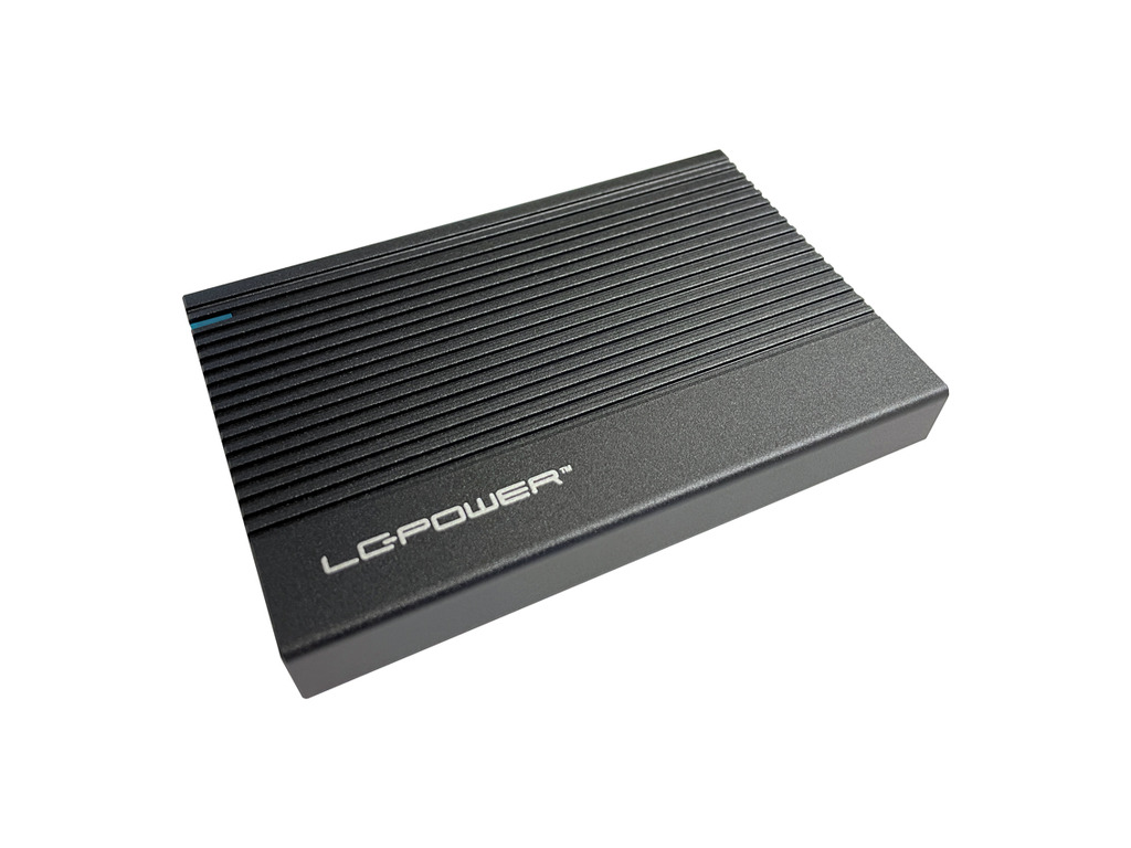 LC-Power LC-25U3-C Enclosure 2.5" SATA HDD/SSD USB-C port, USB 3.2, aluminium - Image 2