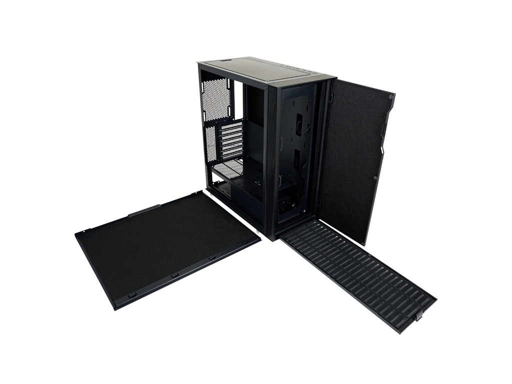 LC-Power Sound Insulated CaseLC-8000B, 1x USB-C, 2x USB-AE-ATX, ATX, Micro-ATX, Mini-ITX - Image 4
