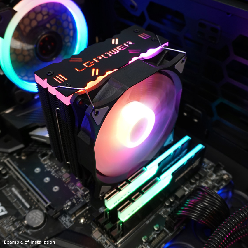 CPU Cooler LC-CC-120-ARGB-PROIntel LGA 775/115x/1366/2011/2011-3/2066;AMD AM2+/AM3/AM3+/AM4 - Image 2