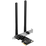 Mercusys MA30E AC1200 Dual-Band Wi-Fi Bluetooth PCI Express Adapter, 867 Mbps at 5 GHz + 300 Mbps at 2.4 GHz, 2 x High Gain Dual-Band External Antennas, MU-MIMO, WPA3, Bluetooth 5.0