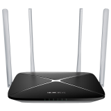 Mercusys MB135-4G AC1200 Wi-Fi 4G LTE Router, Build-In 150Mbps 4G LTE Modem, 300 Mbps at 2.4 GHz, 867 Mbps at 5 GHz, 4G Cat4 150/50 Mbps, Internal Antennas, Extra 3G/4G Antenna Ports, 1x 10/100 Mbps LAN Port, 1x 10/100 Mbps WAN/LAN Port